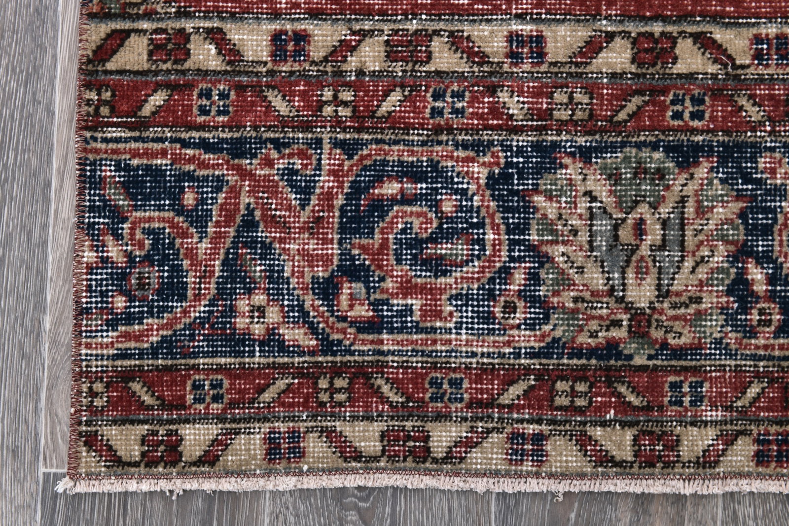 2'7'' x 6'9'' Turkish Vintage Runner Rug - 243964 - 8