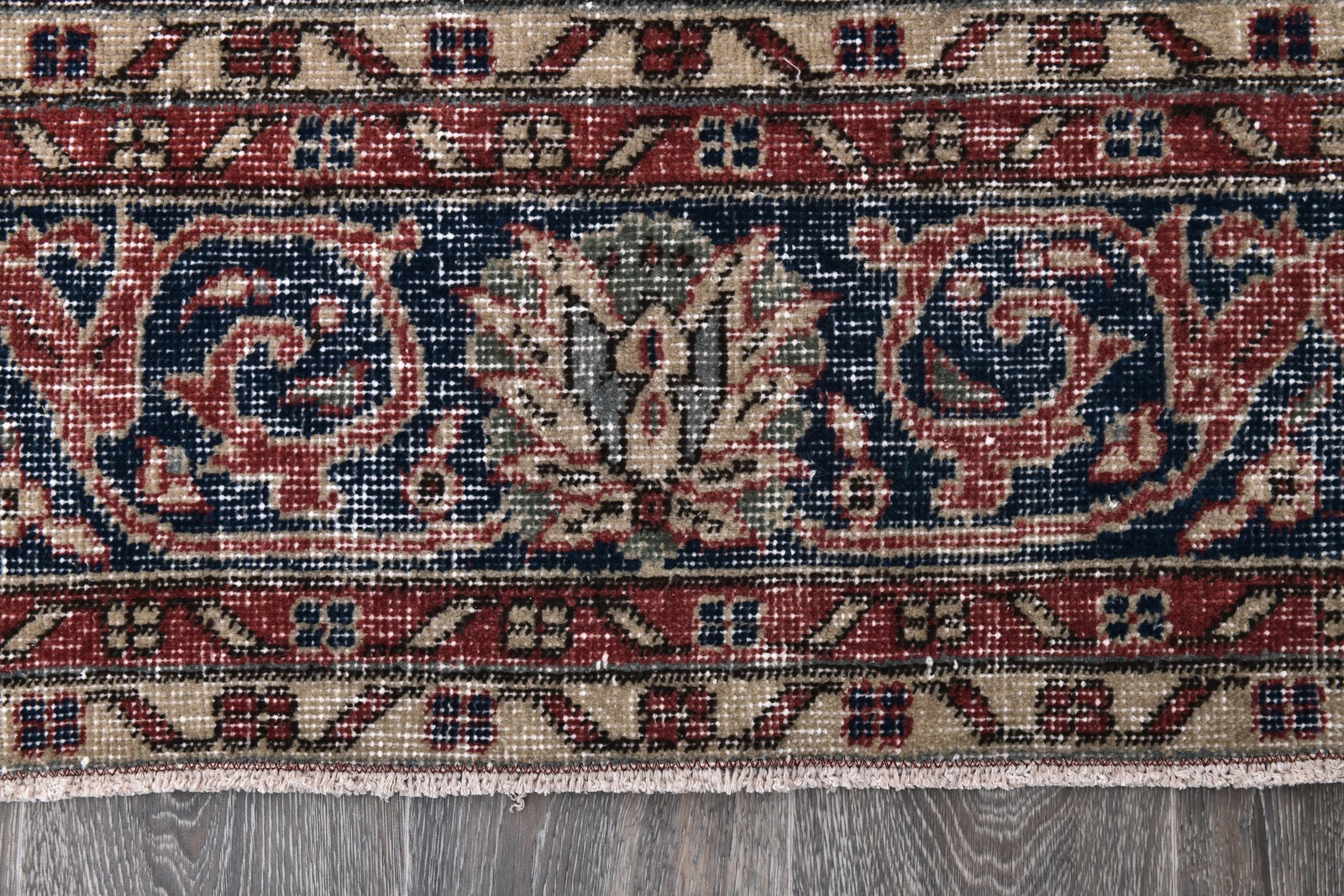 2'7'' x 6'9'' Turkish Vintage Runner Rug - 243964 - 9