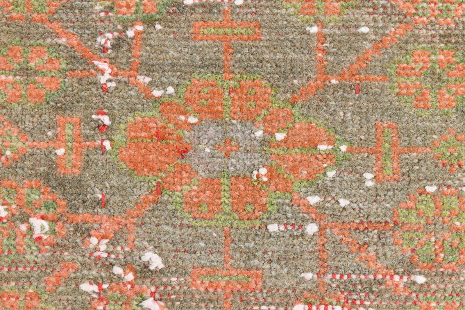 4'8'' x 8'4'' Handmade Vintage Wool Rug - 2032 - 9