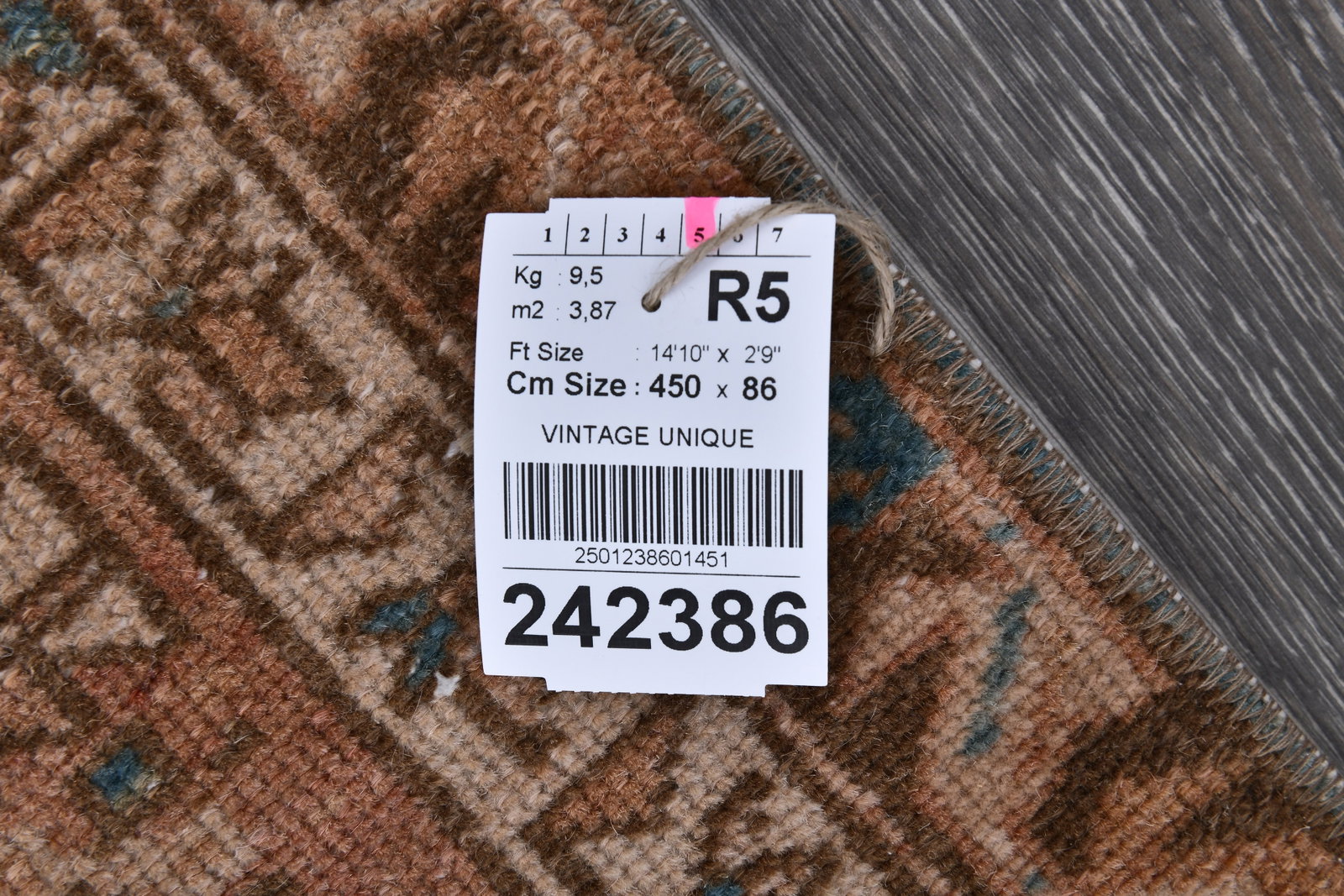 2'9'' x 14'9'' Unique Handmade Vintage Rug - 242386 - 15