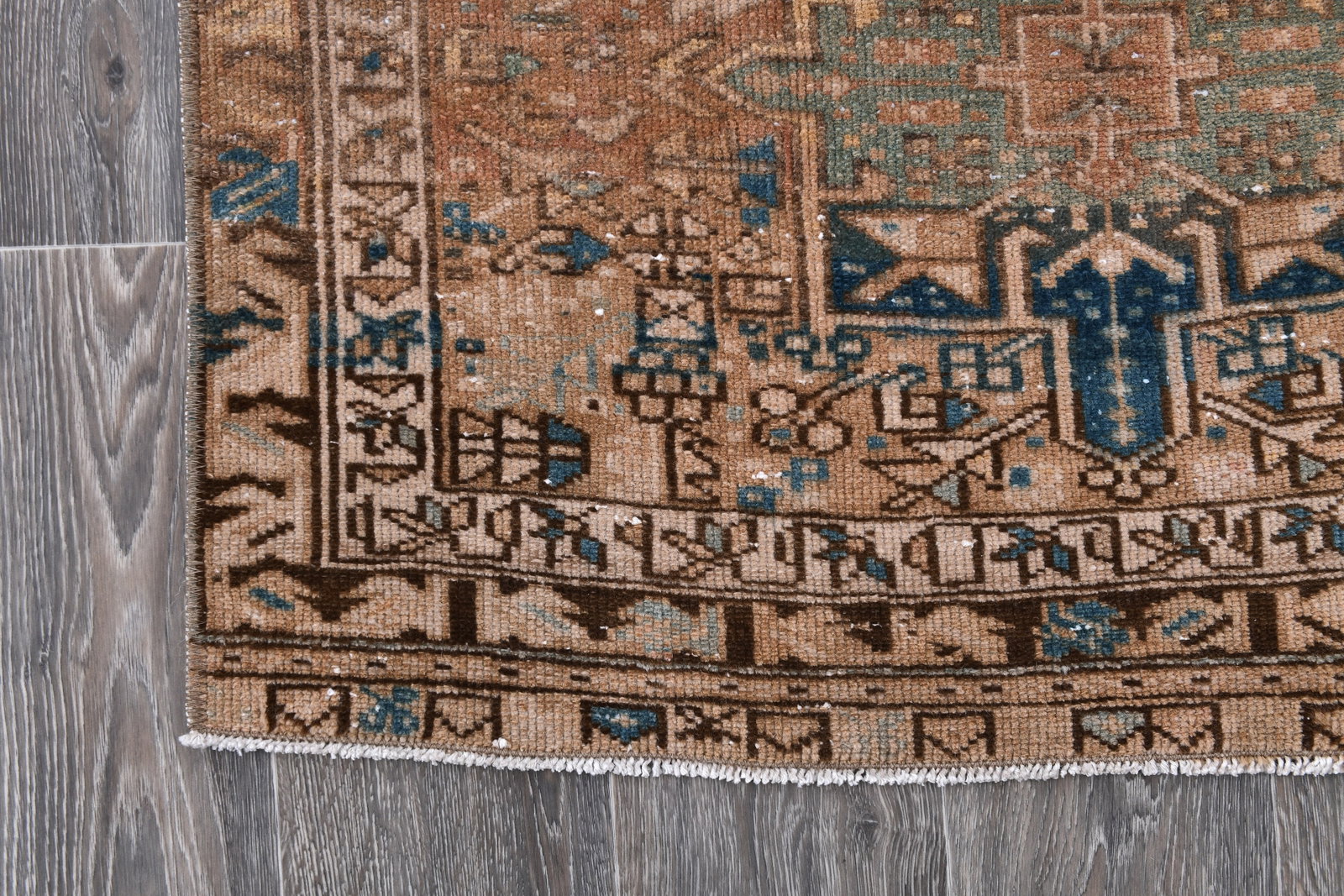 2'9'' x 14'9'' Unique Handmade Vintage Rug - 242386 - 8