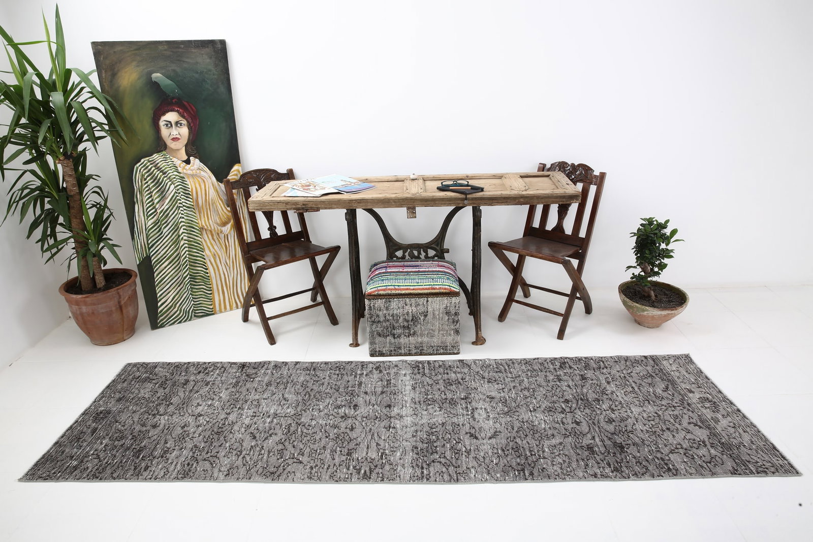 2'9'' x 9'6'' Turkish Vintage Runner Rug - 2995 - 19