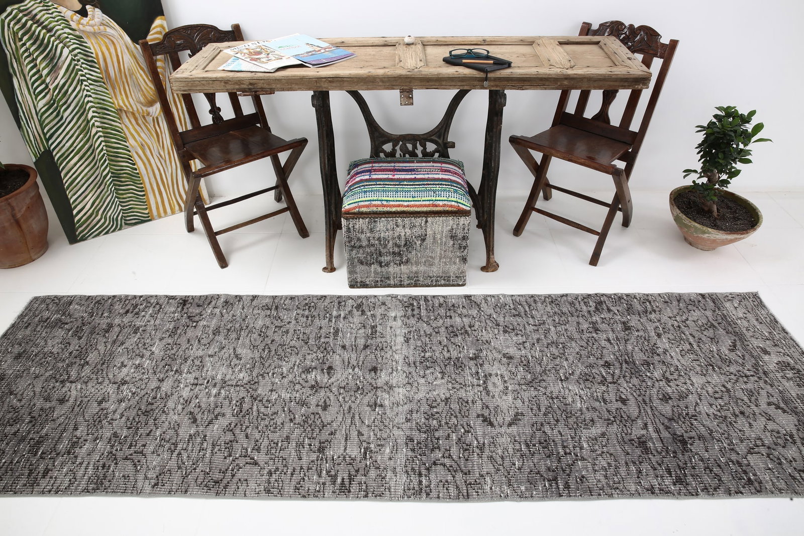 2'9'' x 9'6'' Turkish Vintage Runner Rug - 2995 - 20