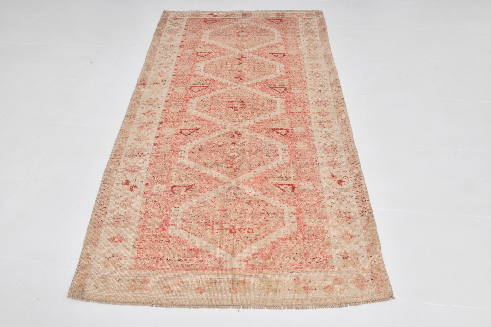 3'11'' x 7'4'' Unique Handmade Vintage Rug - 20899 - 17