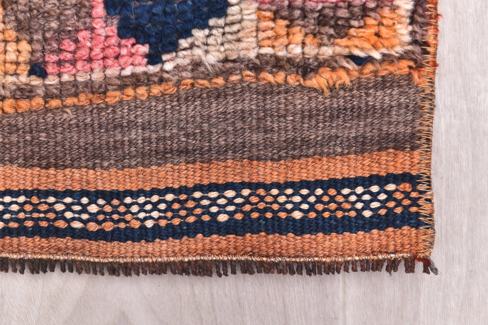 2'8'' x 12'3'' Vintage Wool Runner Rug - 240693 - 10