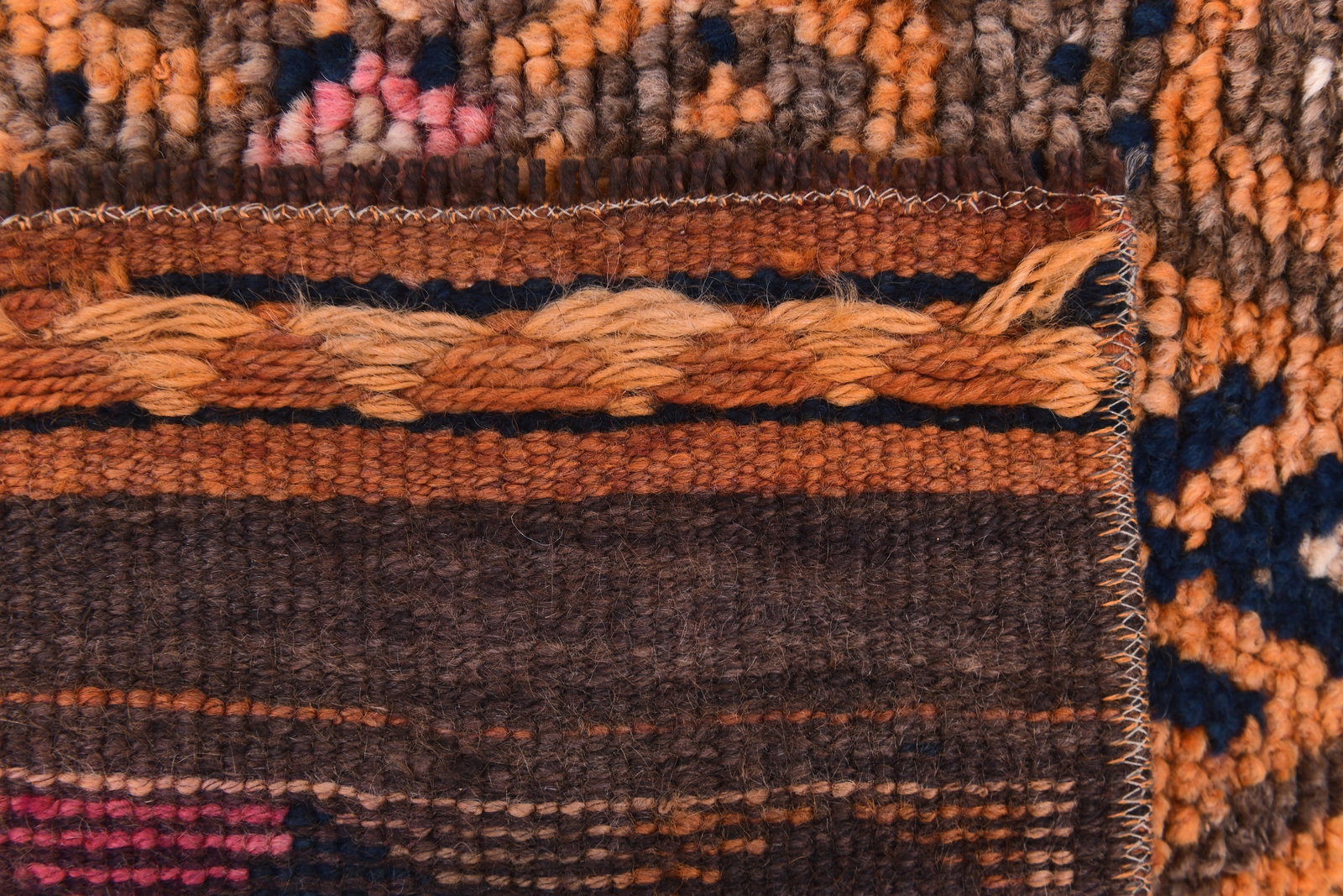 2'8'' x 12'3'' Vintage Wool Runner Rug - 240693 - 11