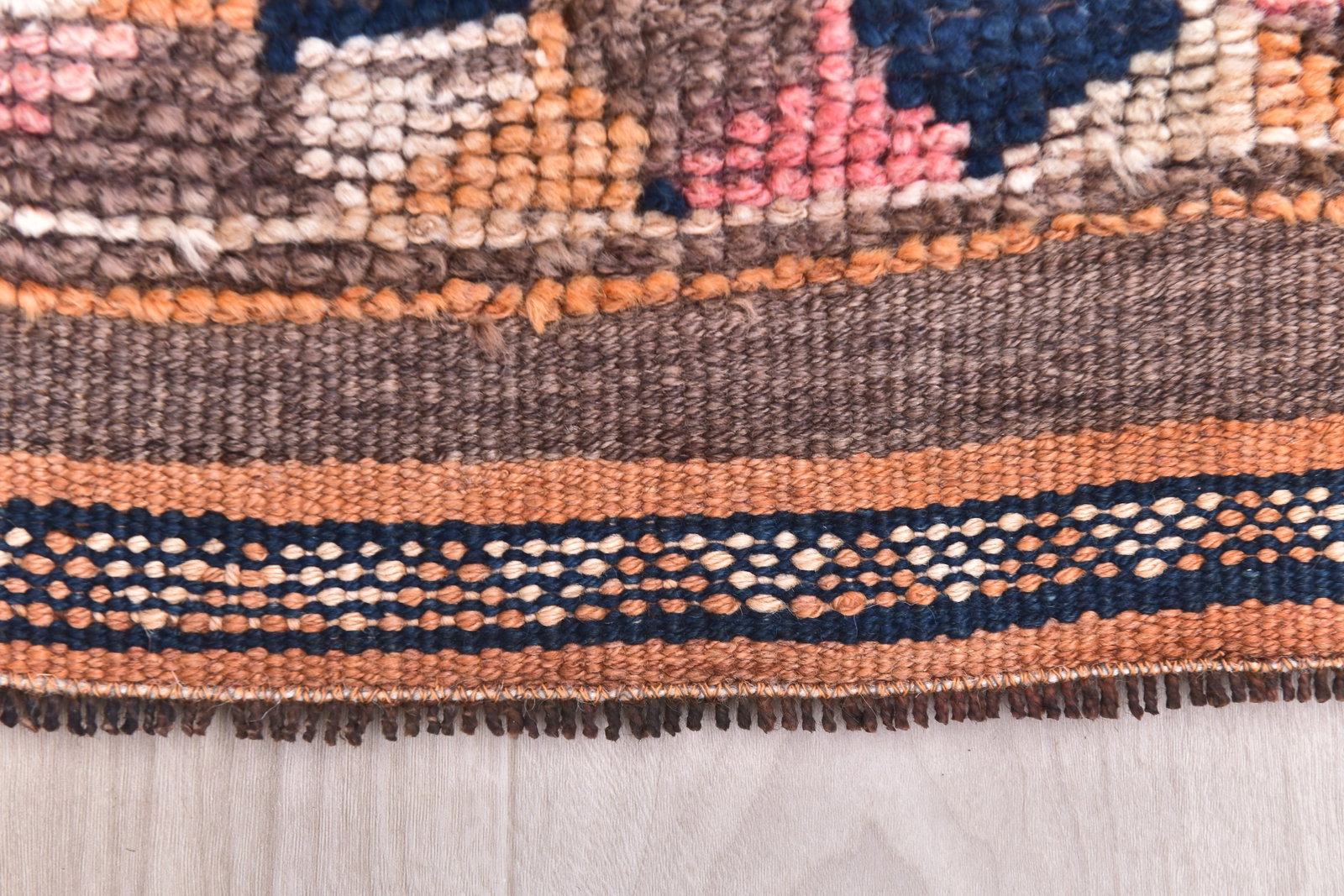 2'8'' x 12'3'' Vintage Wool Runner Rug - 240693 - 9