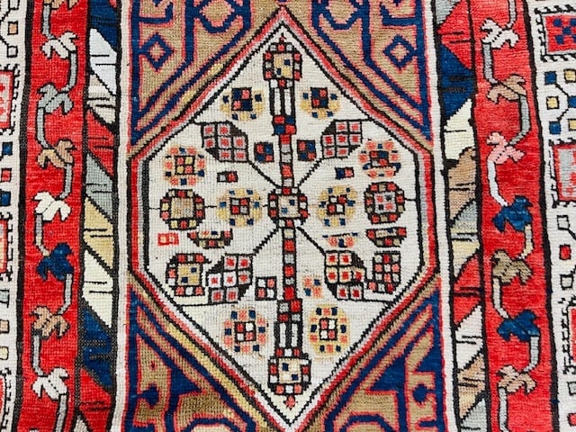 Antique ersian Camel Hair Serab Runner-3763 - 4