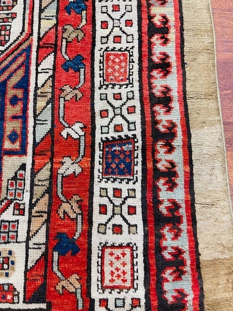 Antique ersian Camel Hair Serab Runner-3763 - 6