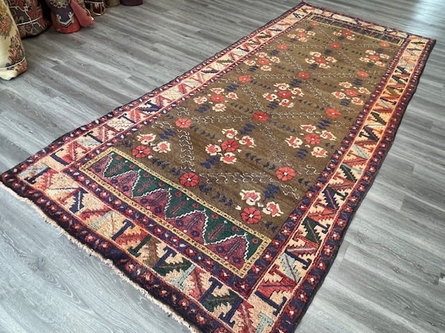 Antique Turkish all over natural color Rug-1945 - 6