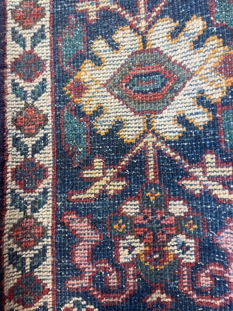Antique Large Size Persian Mahal Rug-5240 - 12