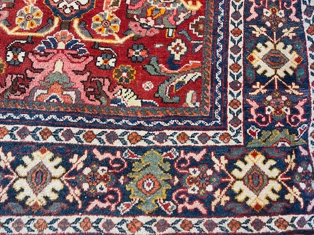 Antique Large Size Persian Mahal Rug-5240 - 2