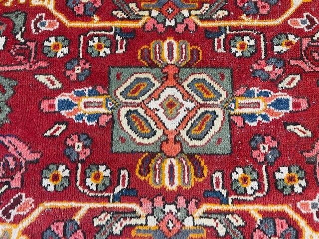 Antique Large Size Persian Mahal Rug-5240 - 3