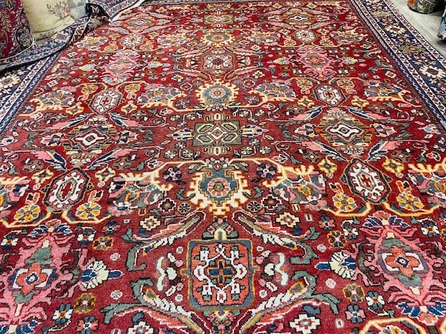 Antique Large Size Persian Mahal Rug-5240 - 4