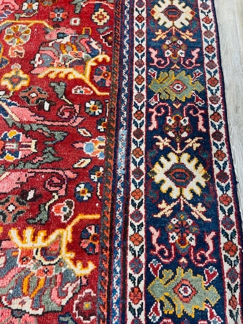 Antique Large Size Persian Mahal Rug-5240 - 7