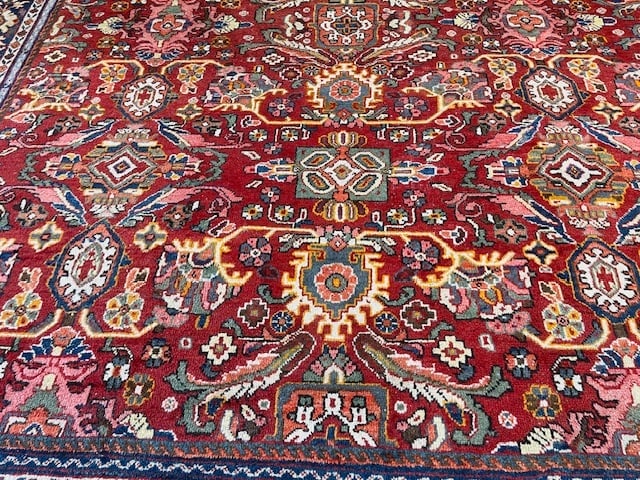 Antique Large Size Persian Mahal Rug-5240 - 9