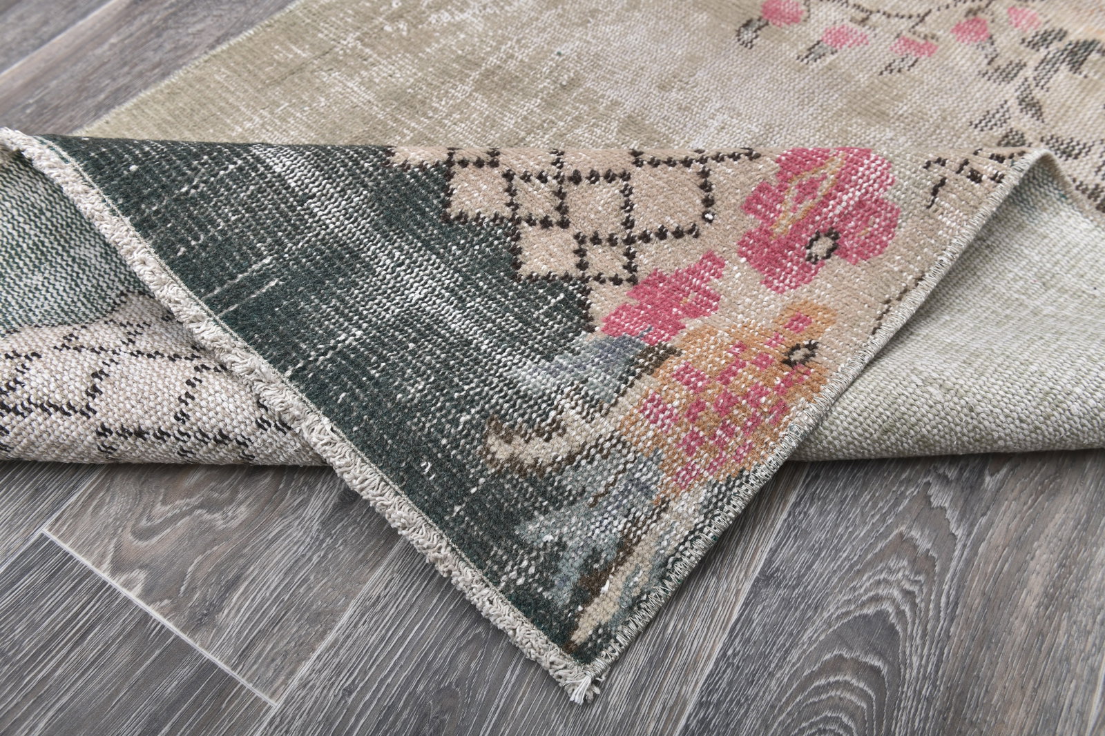 2'9'' x 6'8'' Turkish Vintage Runner Rug - 243830 - 12