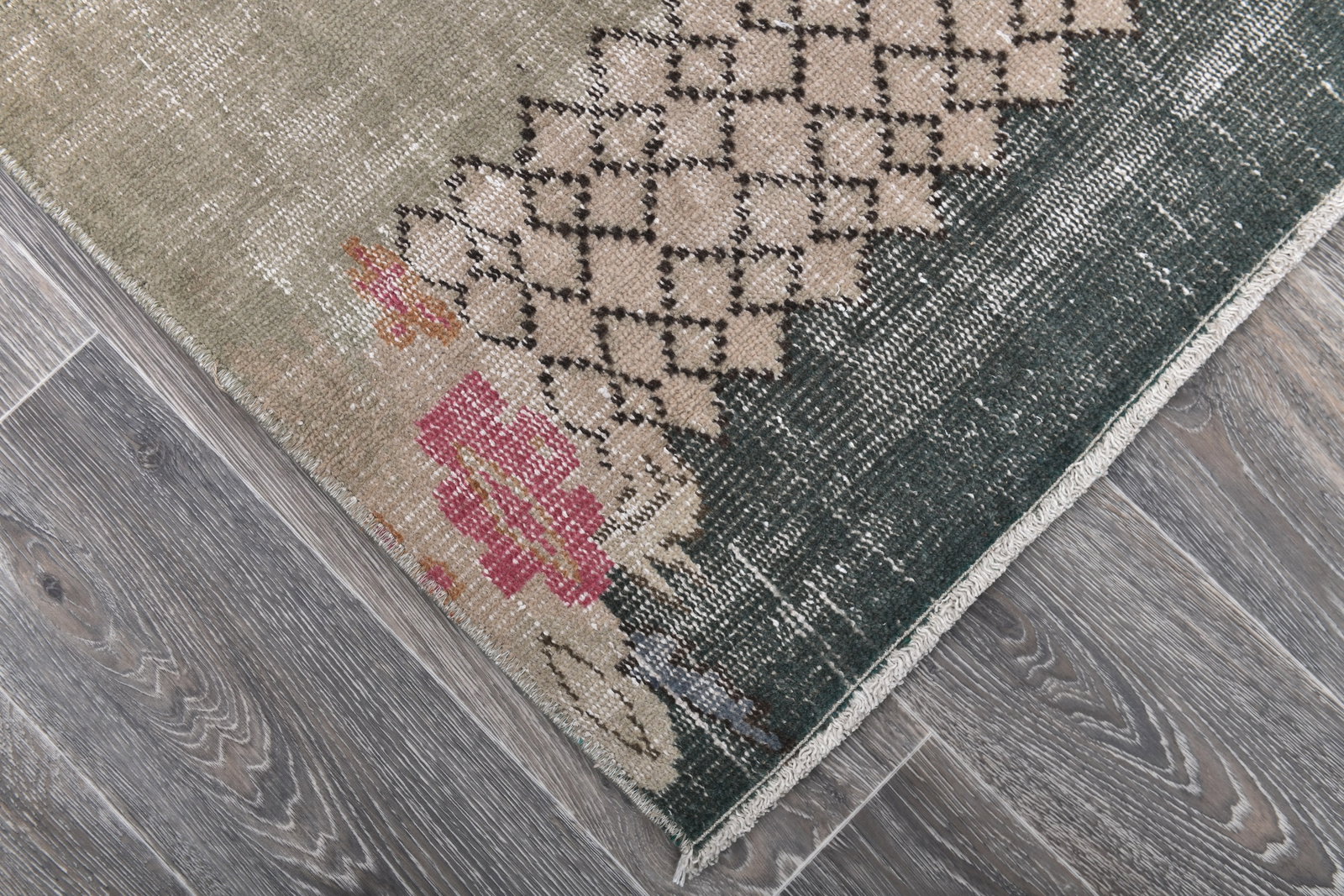 2'9'' x 6'8'' Turkish Vintage Runner Rug - 243830 - 7
