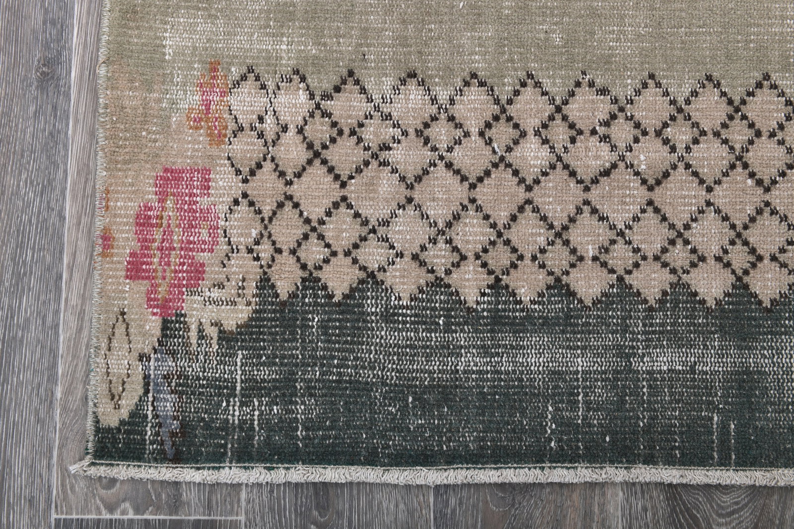 2'9'' x 6'8'' Turkish Vintage Runner Rug - 243830 - 8
