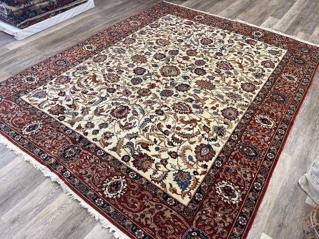 Vintage Tabriz design Rug-4877 - 8