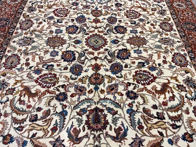 Vintage Tabriz design Rug-4877 - 9
