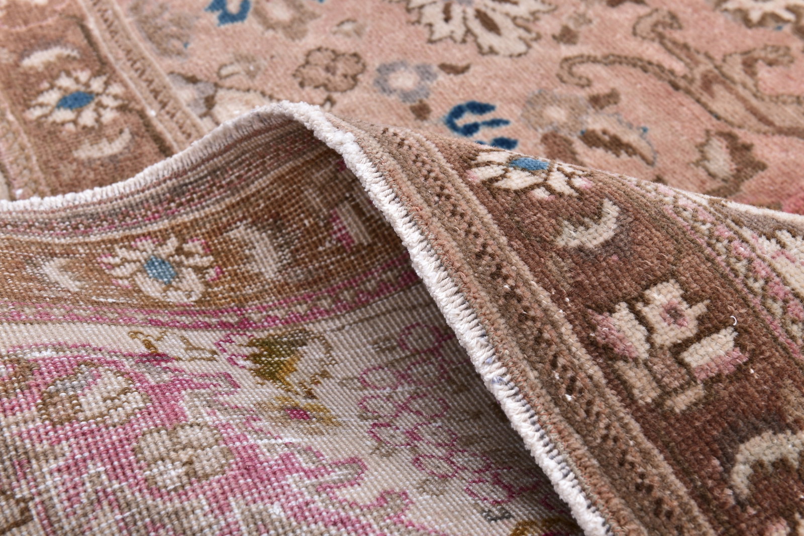 9'9'' x 13'1'' Unique Handmade Vintage Rug - 242395 - 13