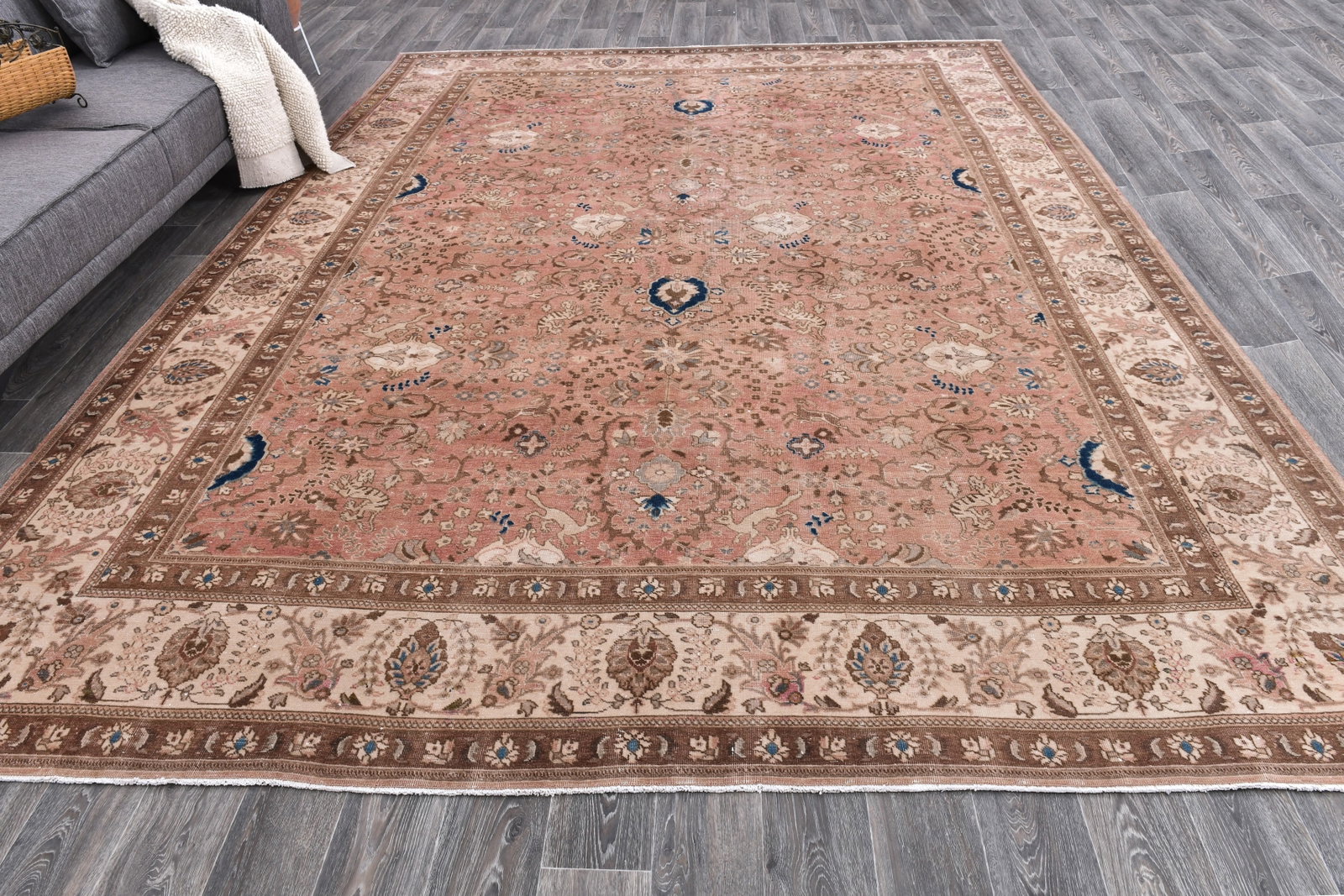 9'9'' x 13'1'' Unique Handmade Vintage Rug - 242395 - 3