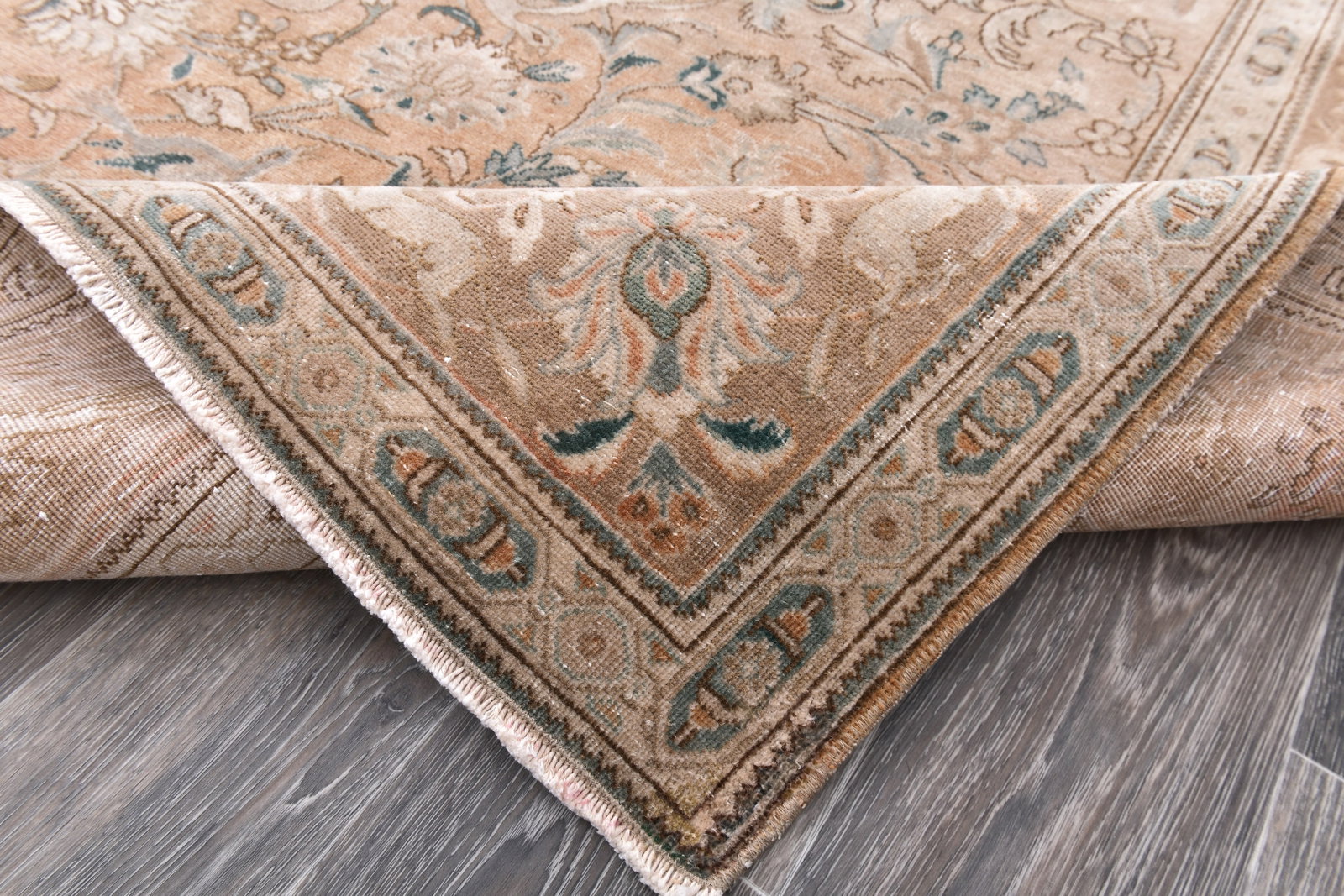 9'8'' x 12'5'' Unique Handmade Vintage Rug - 242393 - 12