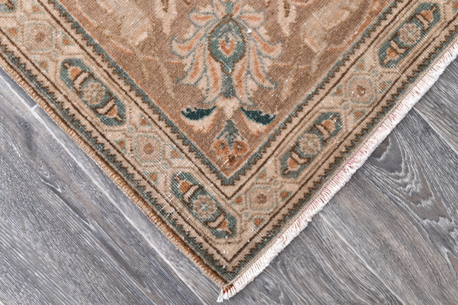 9'8'' x 12'5'' Unique Handmade Vintage Rug - 242393 - 7
