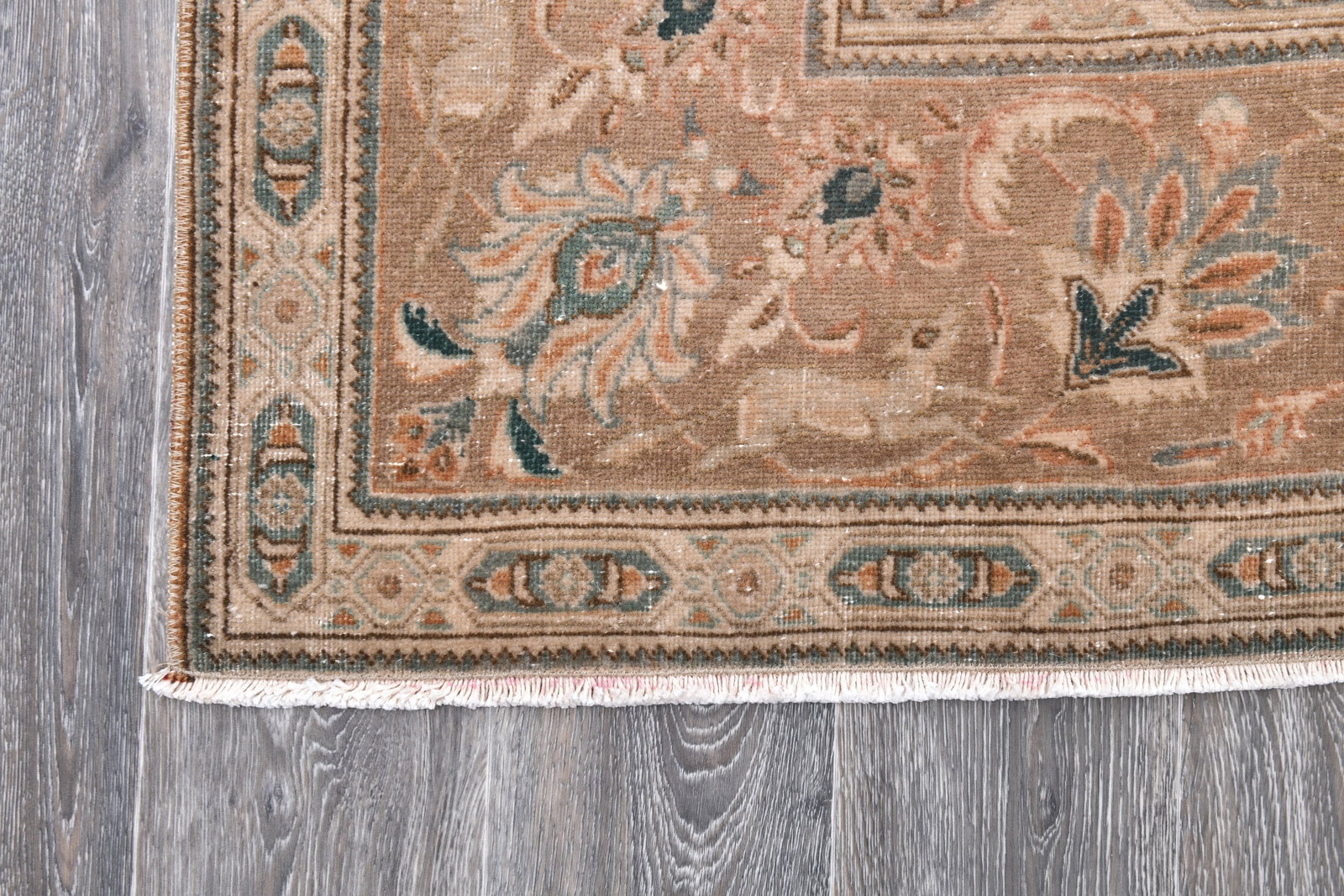 9'8'' x 12'5'' Unique Handmade Vintage Rug - 242393 - 8