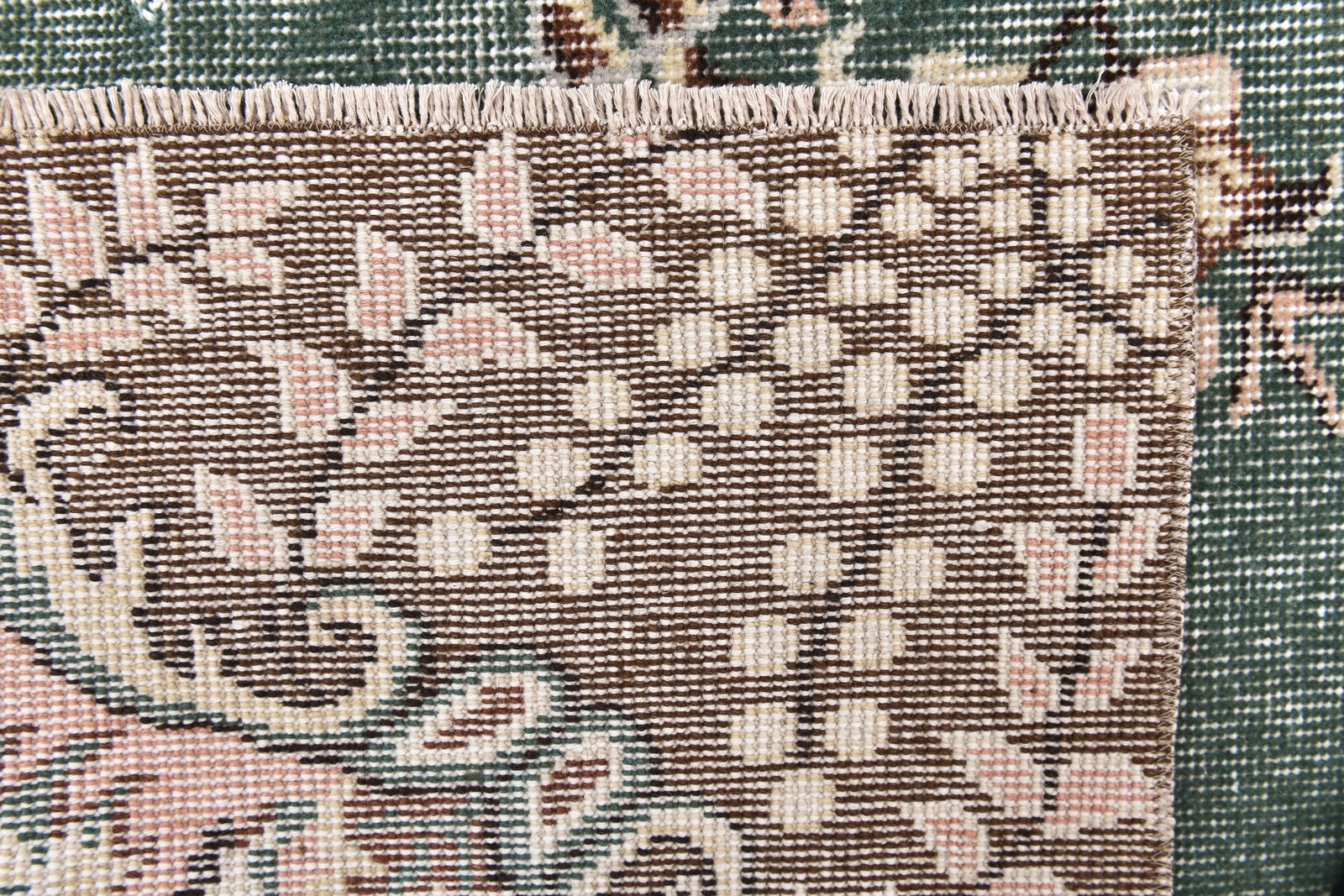 5'8'' x 9'5'' Handmade Vintage Wool Rug - 243969 - 11