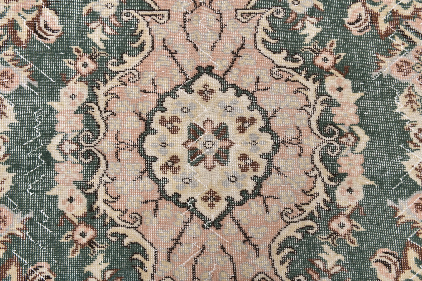5'8'' x 9'5'' Handmade Vintage Wool Rug - 243969 - 5