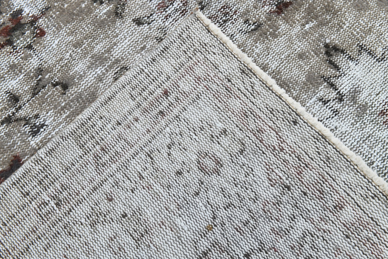 6'2'' x 10'3'' Handmade Vintage Wool Rug - 6633 - 14