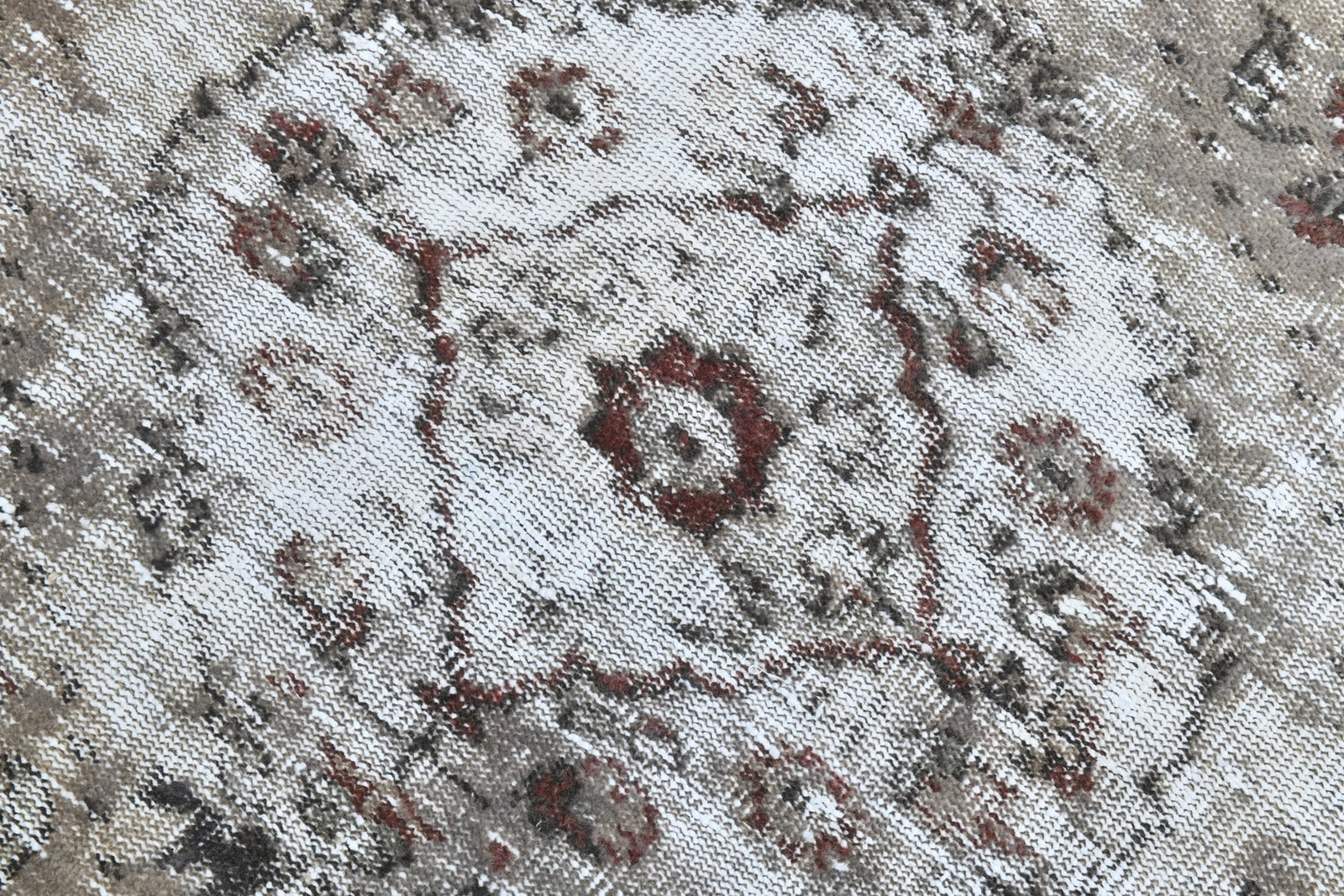 6'2'' x 10'3'' Handmade Vintage Wool Rug - 6633 - 7