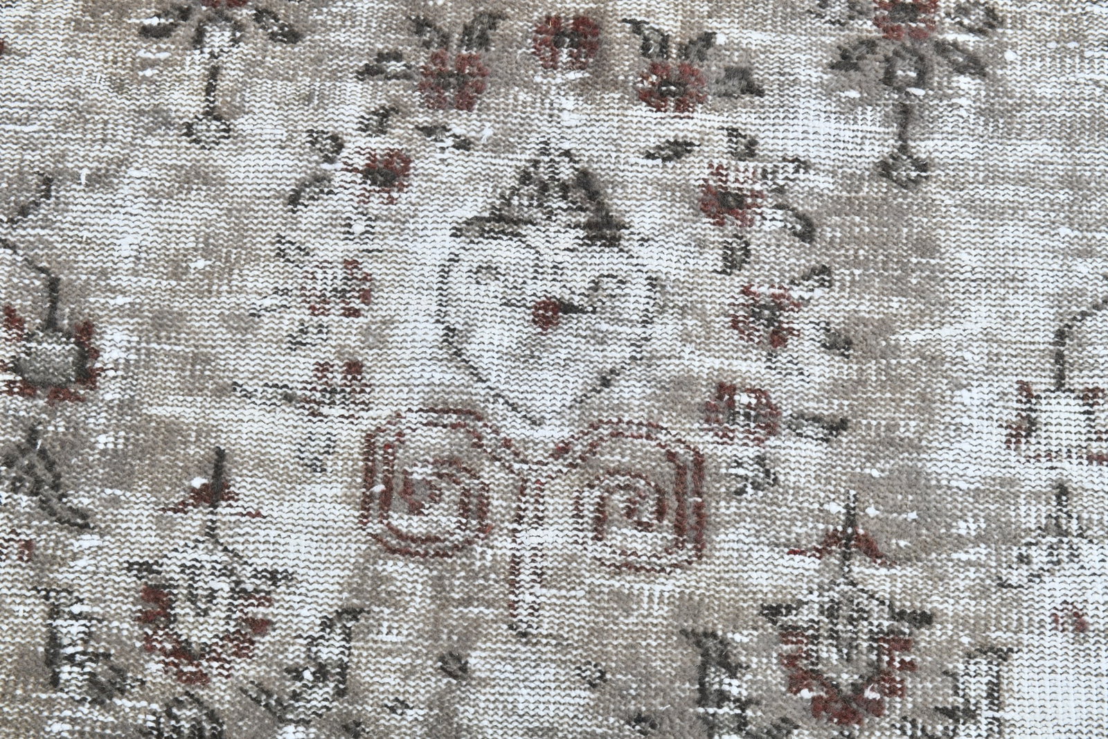 6'2'' x 10'3'' Handmade Vintage Wool Rug - 6633 - 8
