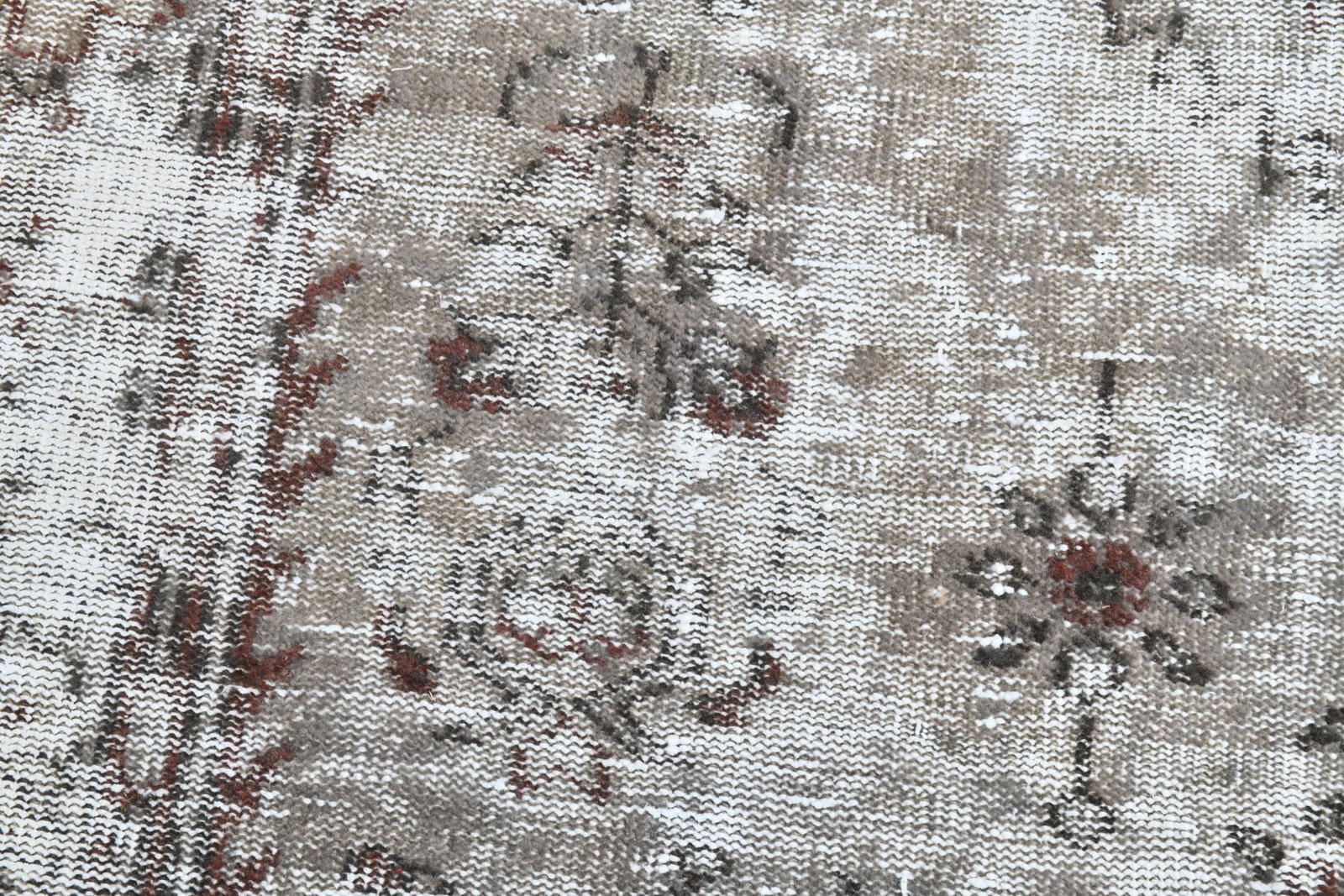 6'2'' x 10'3'' Handmade Vintage Wool Rug - 6633 - 9
