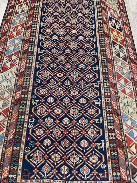 Antique Shirvan Akstafa Caucasian Rug-3925 - 2