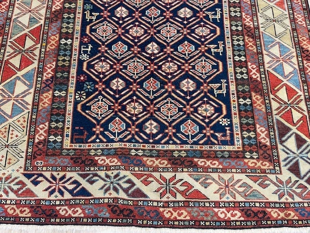 Antique Shirvan Akstafa Caucasian Rug-3925 - 3