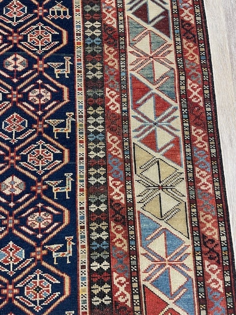 Antique Shirvan Akstafa Caucasian Rug-3925 - 5