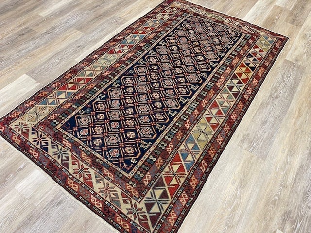 Antique Shirvan Akstafa Caucasian Rug-3925 - 6