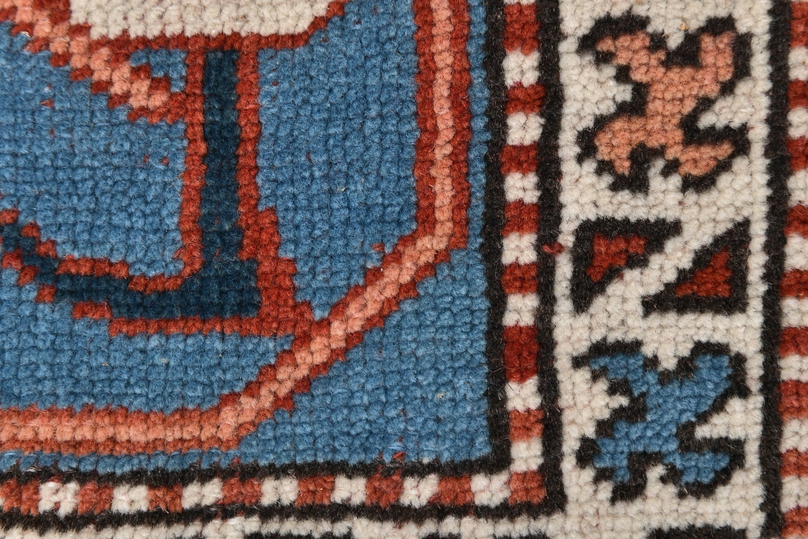 6'7'' x 9'4'' Handmade Vintage Wool Rug - 242477 - 15