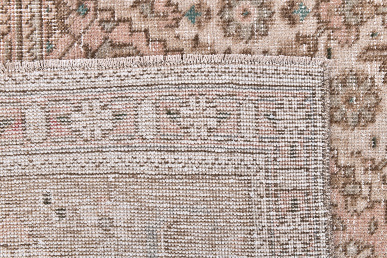 9'4'' x 12'2'' Unique Handmade Vintage Rug - 242396 - 11