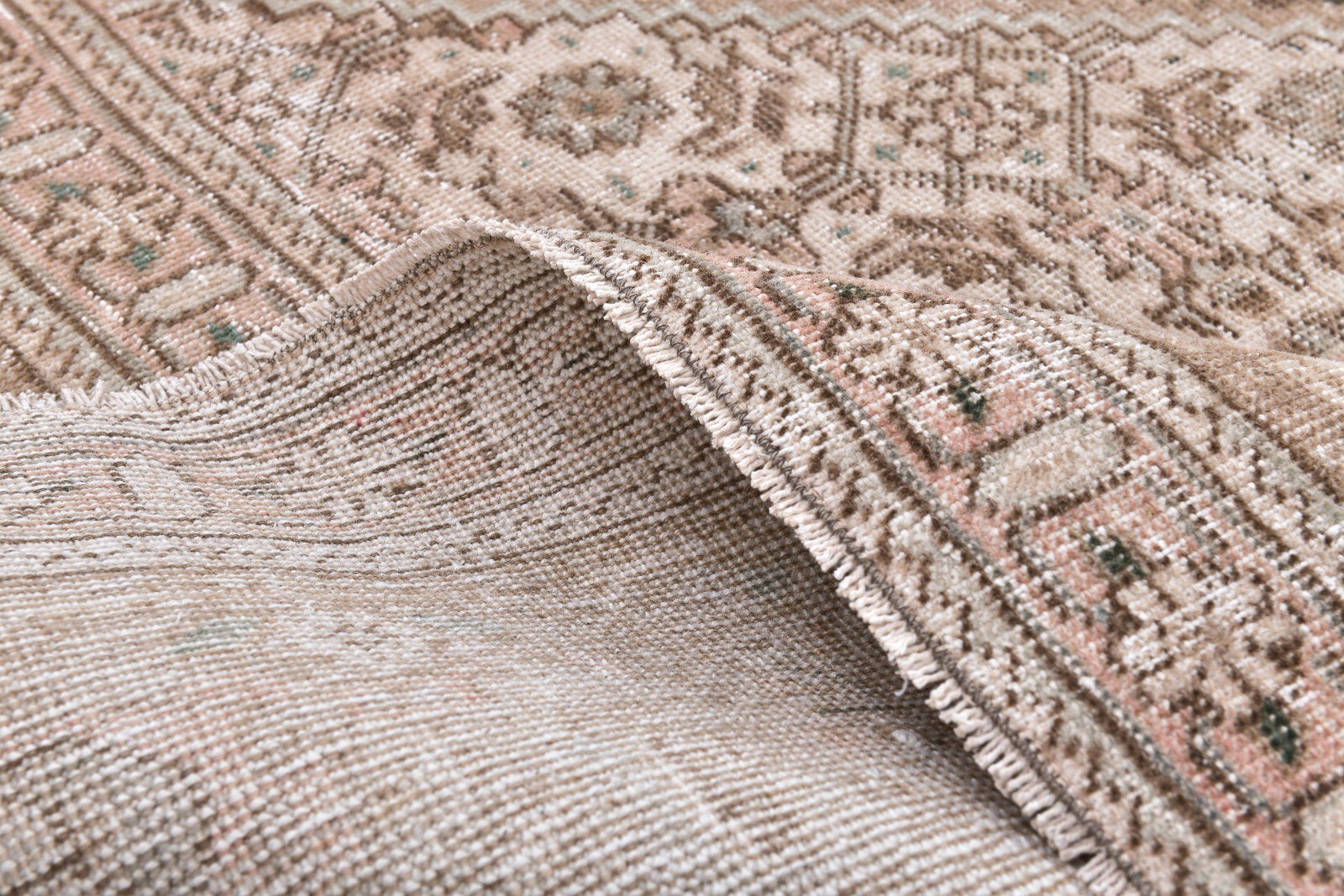 9'4'' x 12'2'' Unique Handmade Vintage Rug - 242396 - 13