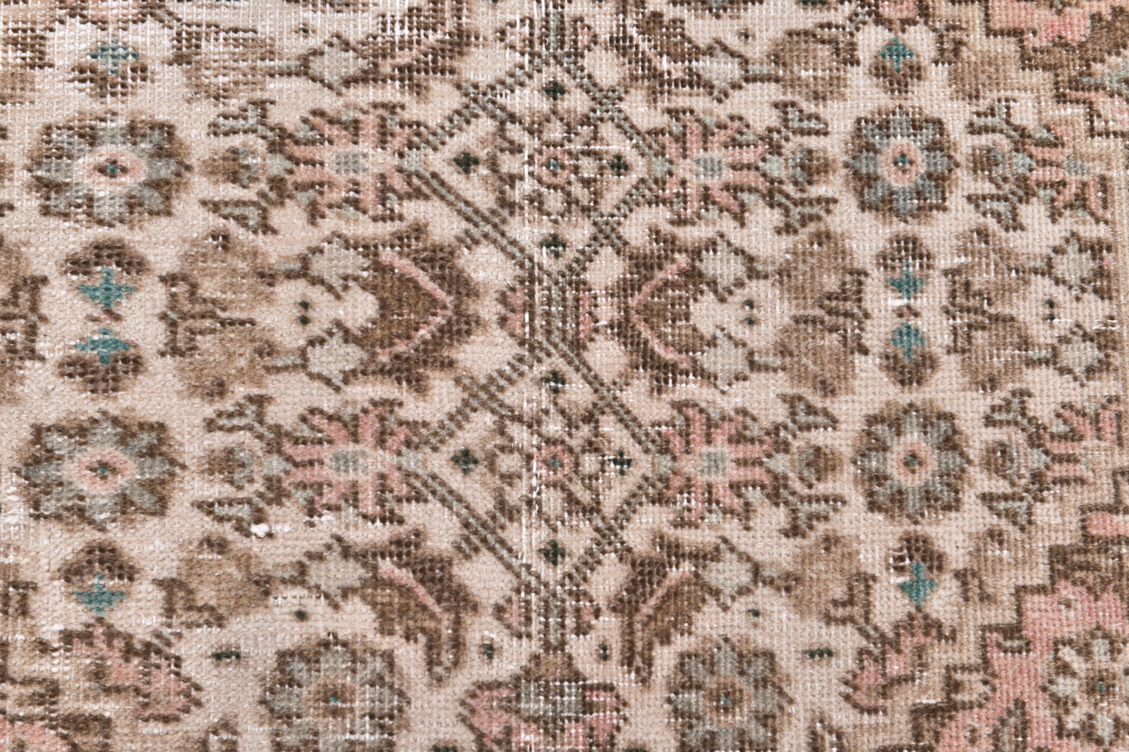 9'4'' x 12'2'' Unique Handmade Vintage Rug - 242396 - 6