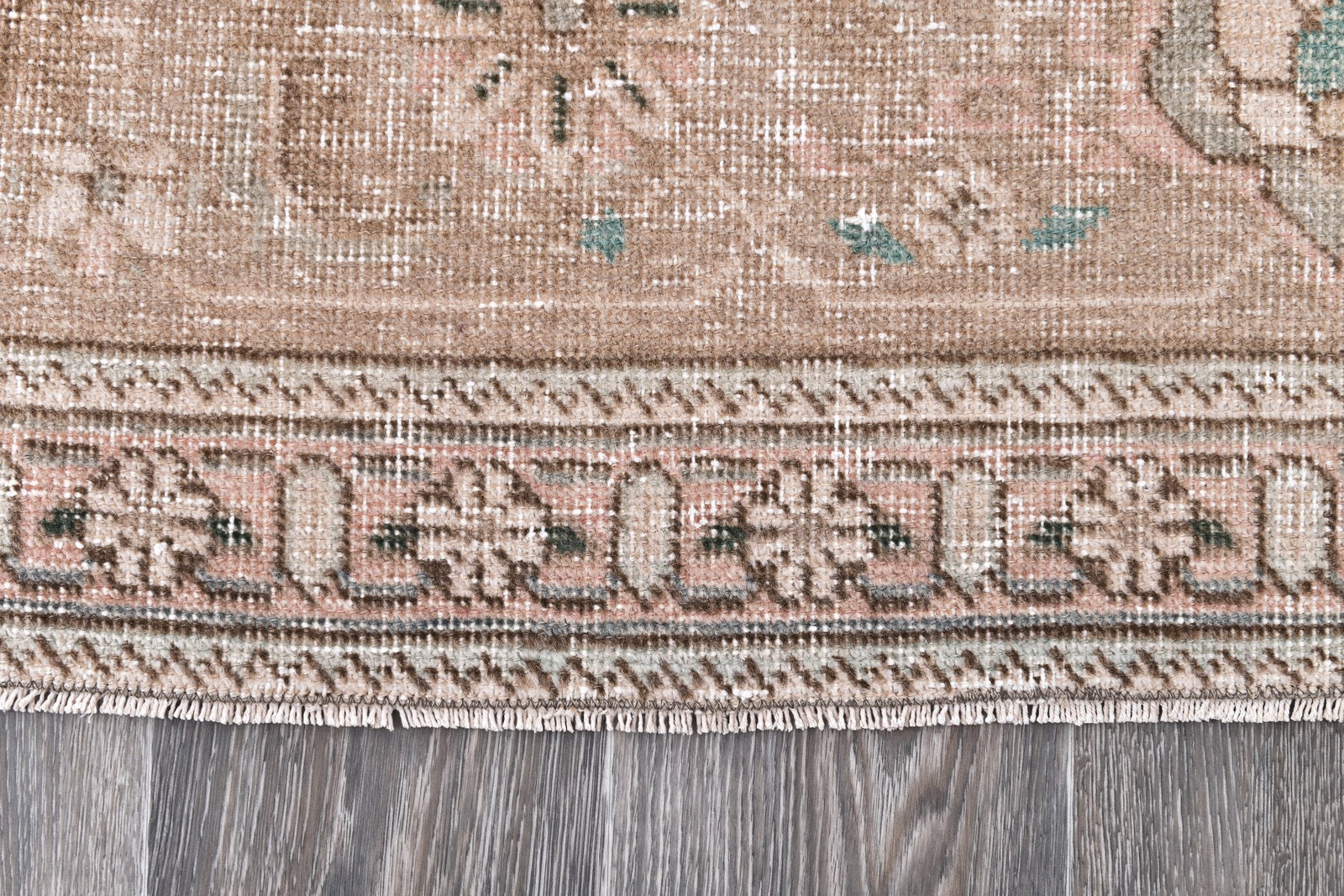 9'4'' x 12'2'' Unique Handmade Vintage Rug - 242396 - 9