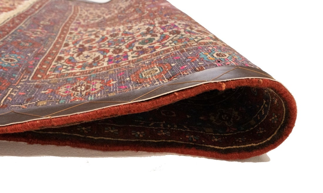 Vintage Geometric 3'4X5'8 Bidjar Persian Rug - 15