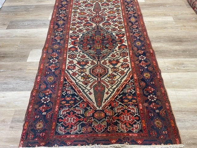Antique Persian Malayer Long Runner-3976 - 2