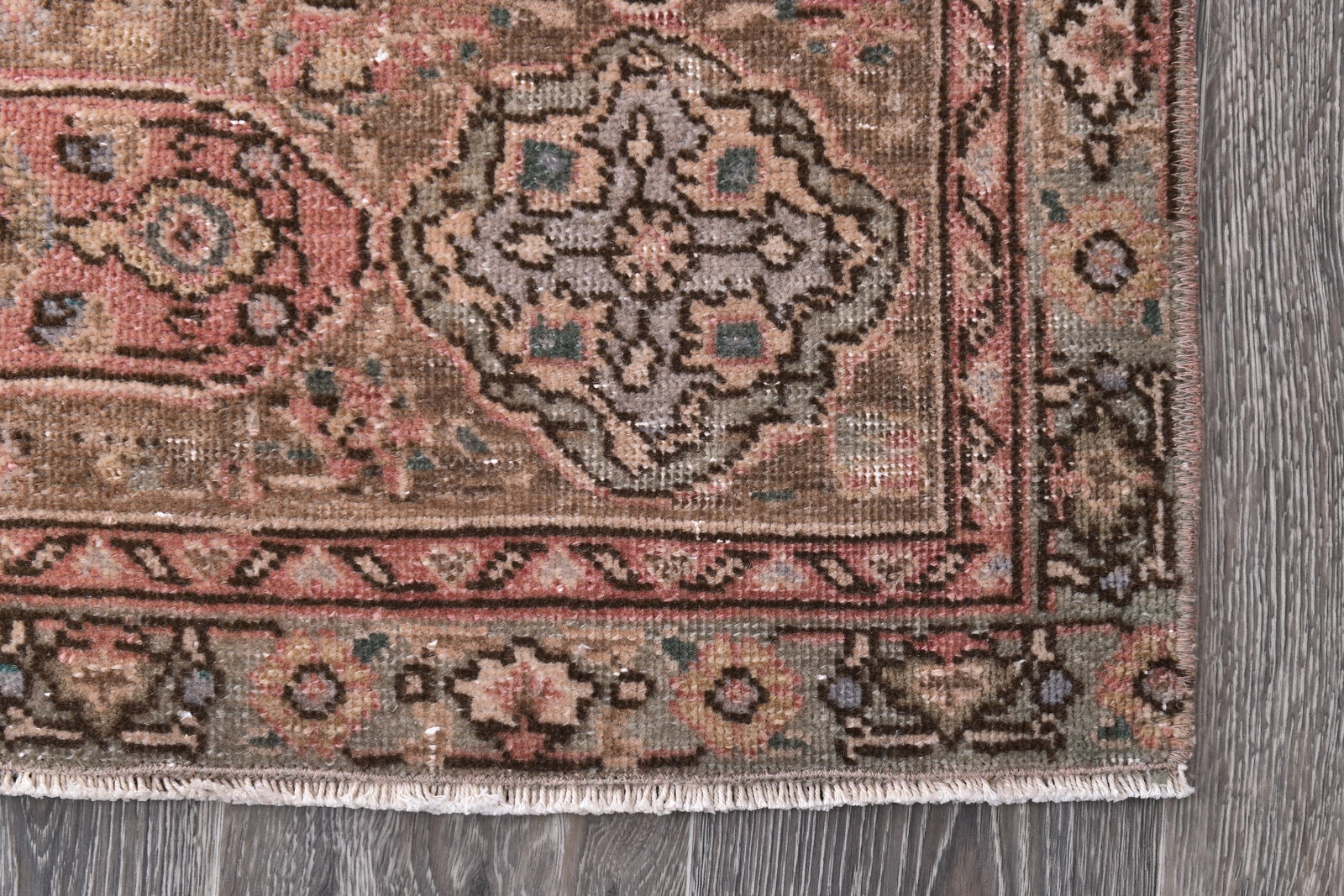 9'5'' x 13'1'' Unique Handmade Vintage Rug - 242394 - 10