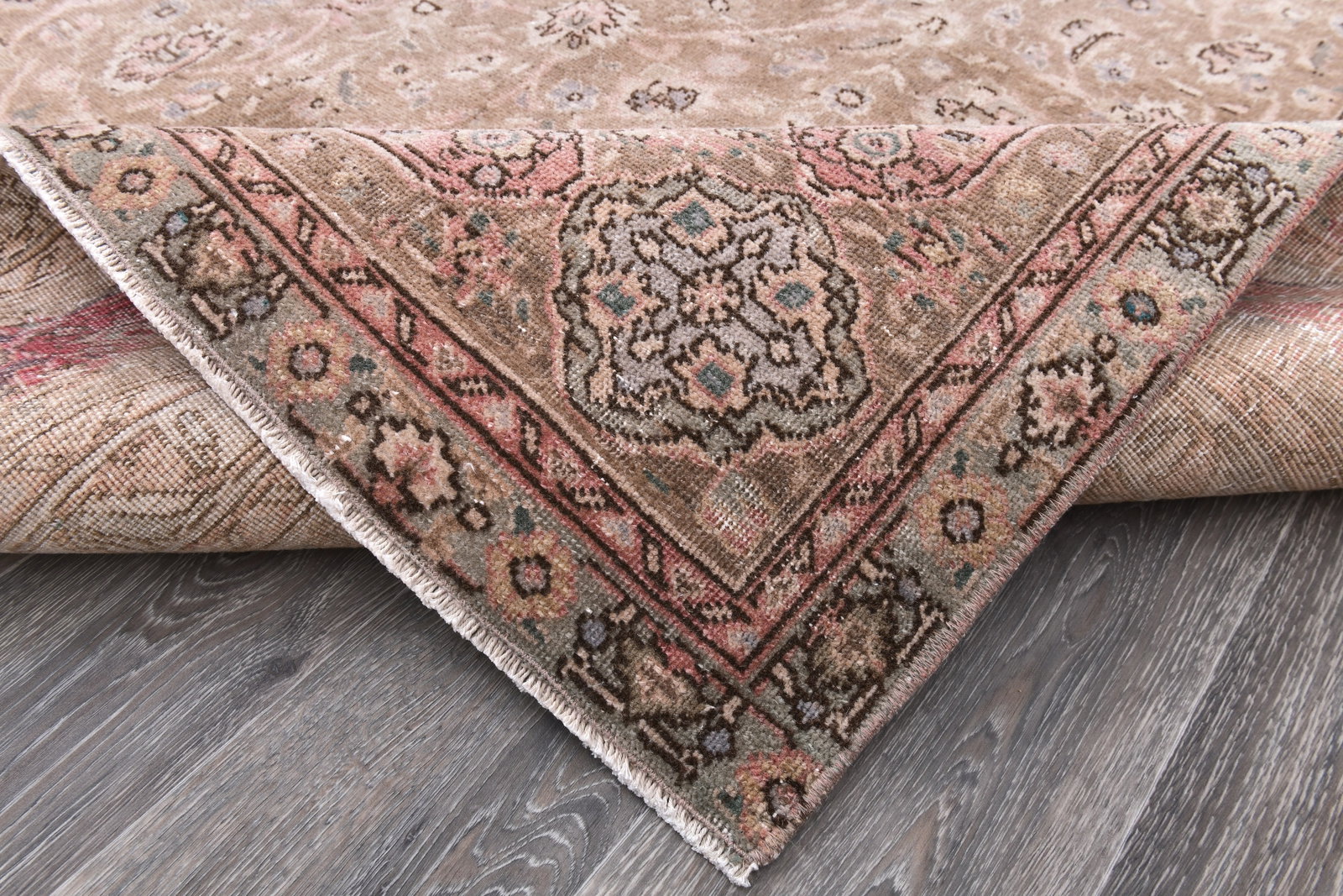 9'5'' x 13'1'' Unique Handmade Vintage Rug - 242394 - 12