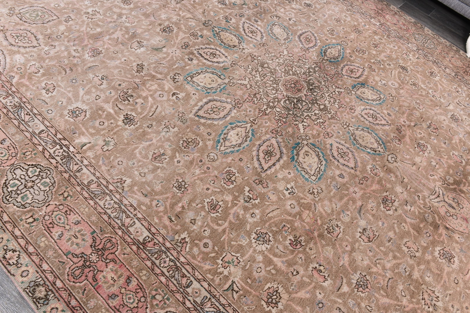 9'5'' x 13'1'' Unique Handmade Vintage Rug - 242394 - 4